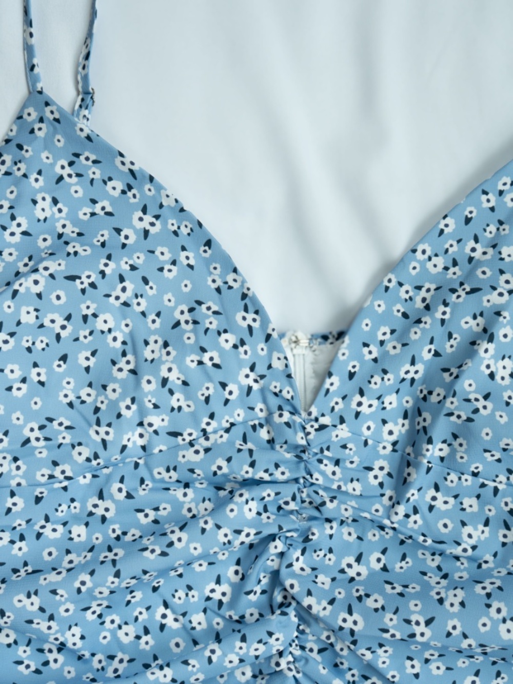 Princess Polly Blue Floral Mini Dress - Size 10 - Picture 3 of 13